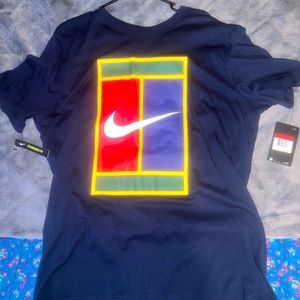 Nike Mens Black Tennis Tshirt NWT